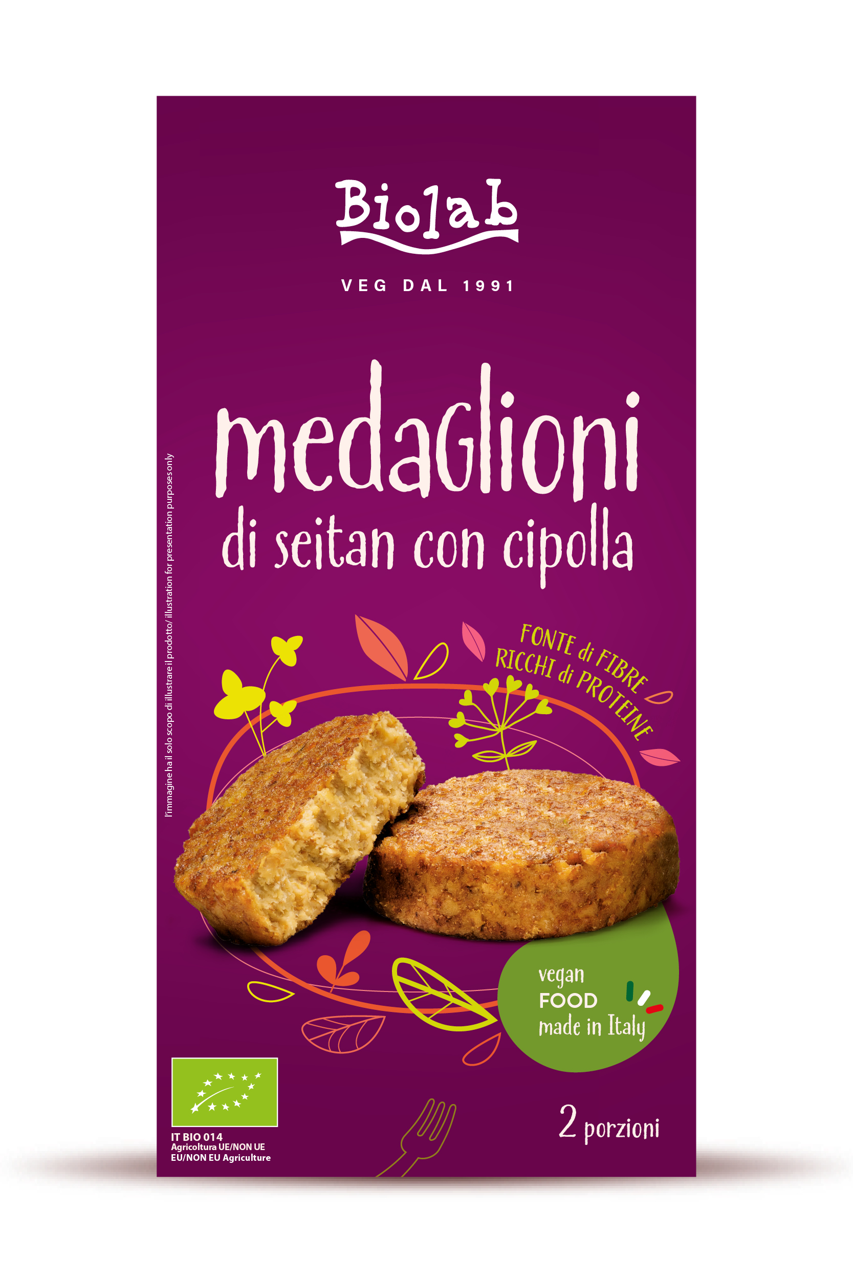 Medaglioni di seitan con cipolla - Biolab